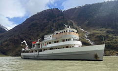 The 12-cabin Mist Cove, one of two small ships the nonprofit Boat Company operates in southeast Alaska. It has sailed for the line since 2000.
