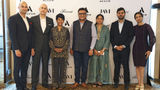 Members of the Accor and Javi Group leadership teams celebrate the signing of the Fairmont Rishikesh, Himalayas.