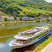 The Scenic Pearl on the Moselle River in Bernkastel-Kues, Germany.