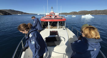 HX Expeditions guests fish for cod that will later be prepared by chefs back on the ship.
