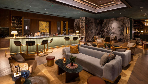 The resort's Peacock Alley, which was designed to both reflect the personality of Costa Rica and pay homage to the original bar in New York. The resort's Peacock Alley, which was designed to both reflect the personality of Costa Rica and pay homage to the original bar in New York.