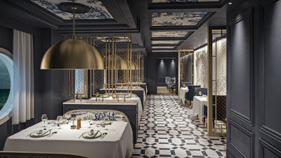 Le Bistro will be redesigned on the Norwegian Aura.
