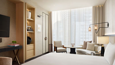 A king room at the Park Hyatt Mexico City Polanco.