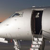 A Bombardier Challenger 350 at Van Nuys Airport in California. VistaJet’s XO platform offers access to 2,000 planes from other operators in addition to Vista’s fleet of 280 planes.