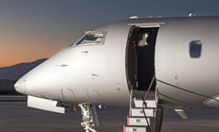 A Bombardier Challenger 350 at Van Nuys Airport in California. VistaJet’s XO platform offers access to 2,000 planes from other operators in addition to Vista’s fleet of 280 planes.