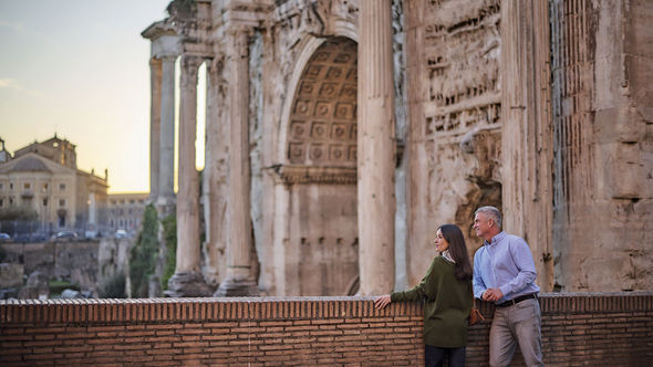 Windstar guests visiting Rome. The line has been sailing the Mediterranean for the full winter since 2023.