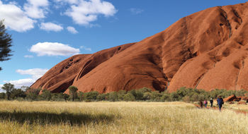 Optional Ghan excursions include a flight from Alice Springs to Uluru, formerly called Ayers Rock.