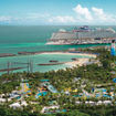The Great Tides Waterpark opened on Sept. 4 on NCL's private island, Great Stirrup Cay.
