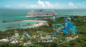 The Great Tides Waterpark opened on Sept. 4 on NCL's private island, Great Stirrup Cay.