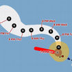 The track of Hurricane Lowell after it leaves Hawaii.
