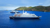 SeaDream Yacht Club's existing ships, the SeaDream I and II, in the Caribbean.