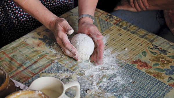 Frances O'Sullivan demonstrates how to make traditional Irish soda bread. Frances O'Sullivan demonstrates how to make traditional Irish soda bread.