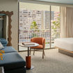 Guestrooms at Romer House Waikiki have a relaxed, residential feel.