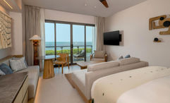Grand Hyatt Cancun Beach Resort accommodations will have terraces with ocean or marina views.