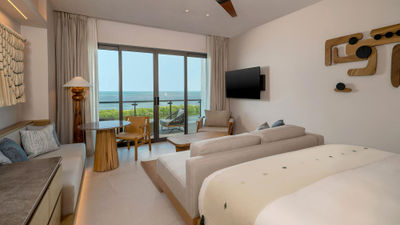 Grand Hyatt Cancun Beach Resort accommodations will have terraces with ocean or marina views.