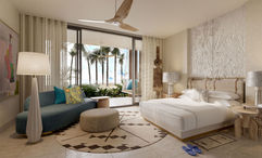 The property will feature 202 guestrooms and 42 suites as well as two four-bedroom villas.