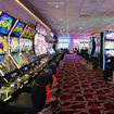 The 7,300-square-foot nonsmoking gaming area features more than 200 slot games.
