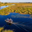 Boat safaris will be among the activities at Mokolwane Plains, exploring the channels and floodplains of the NG29 concession in Botswana's Okavango Delta.