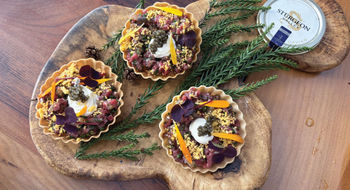Diners at the one-Michelin-starred Ahi in Auckland can indulge in a Mapari Tartare Tart, which features angus picanha, Sturgeon Valley caviar, wasabi sour cream and nashi pear.