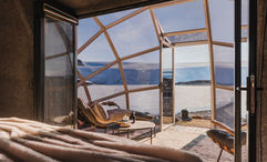 A White Desert luxury camp in Antarctica.