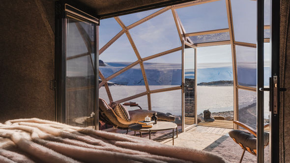 A White Desert luxury camp in Antarctica.