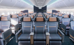 Premium Reserve cabins will offer 38 inches between rows and 16-inch seatback screens.
