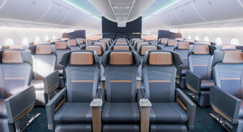 Premium Reserve cabins will offer 38 inches between rows and 16-inch seatback screens.