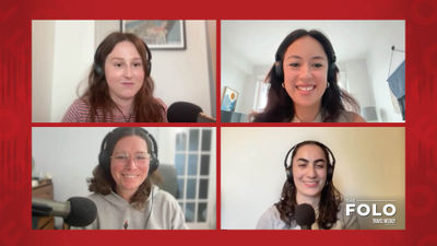 Travel Weekly editors, clockwise from top left: River cruise editor Brinley Hineman, hospitality editor Christina Jelski, cruise editor Teri West and Folo host Rebecca Tobin.