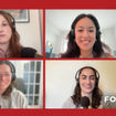 Travel Weekly editors, clockwise from top left: River cruise editor Brinley Hineman, hospitality editor Christina Jelski, cruise editor Teri West and Folo host Rebecca Tobin.
