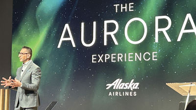 Alaska Air Group CEO Ben Minicucci talks about Alaska Airlines' new Aurora business class.