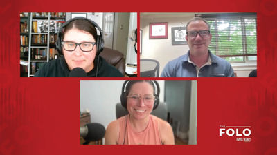 Clockwise from top left: Jamie Bisiada, editor of content innovation and retail; editor at large Robert Silk; and host Rebecca Tobin.