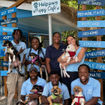 Rescue dogs are available for adoption at the cafe.
