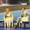 World Travel & Tourism Council CEO Gloria Guevara interviewed Justin Trudeau, the former prime minister of Canada, at WTTC's annual Global Summit.
