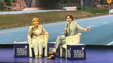 World Travel & Tourism Council CEO Gloria Guevara interviewed Justin Trudeau, the former prime minister of Canada, at WTTC's annual Global Summit.