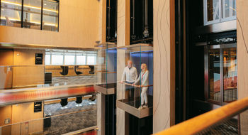 HX Expeditions' Fridtjof Nansen has elevators, a feature not found on all expedition ships.