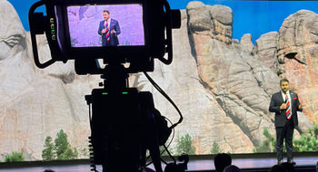 Nick Adams at the World Travel & Tourism Council's Global Summit in Valletta, Malta.