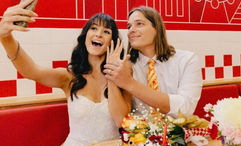 There are two Five Guys restaurants in Las Vegas where couples can get married.