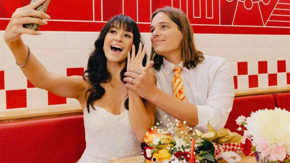 There are two Five Guys restaurants in Las Vegas where couples can get married.