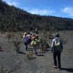 The Halemaumau Trail on the floor of Kilauea caldera was one of the trails closed.