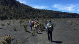 The Halemaumau Trail on the floor of Kilauea caldera was one of the trails closed.