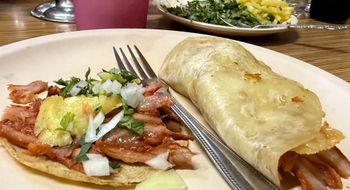 Adding pineapple to al pastor tacos is a must.