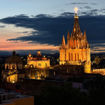 The Parroquia de San Miguel Arcangel, as seen from Casa de Sierra Nevada, a Belmond hotel.