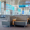 The Terminal A pier also has expanded seating areas, power stations and new concessions.