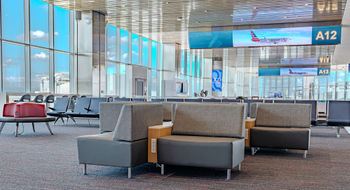 The Terminal A pier also has expanded seating areas, power stations and new concessions.