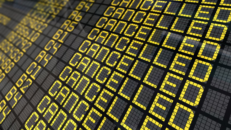 When to warn about flight cancellations