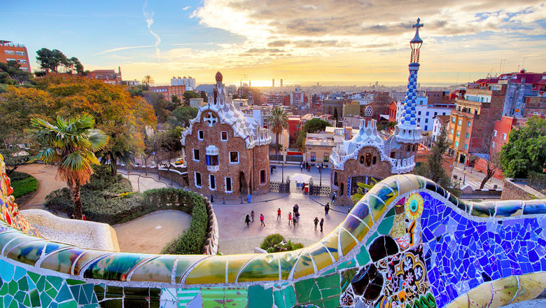 A view of Barcelona from Park Guell. Spain will introduce new entry rules next month that include boosters for people who were vaccinated more than 270 days ago.