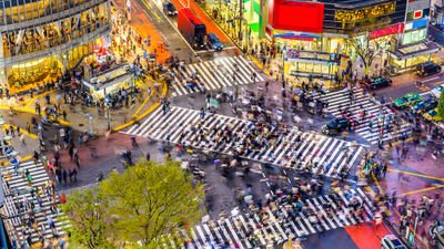 Tokyo at night. Japan in September plans to take additional steps to ease border entry.