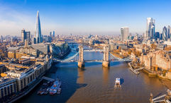 Allianz said London is Americans' top European destination this summer, capturing 22% of all Europe bookings.