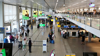 The terminal at Amsterdam's Schiphol Airport. Europe bookings are expected to spike with the U.S.'s inbound Covid testing rule lifted.