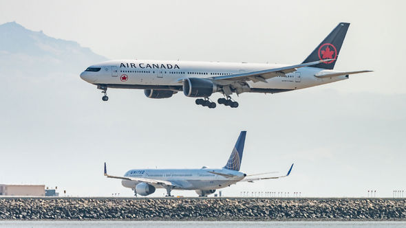 Air Canada and United jointly operated 56.9% of the seat capacity on cross-border flights during August.